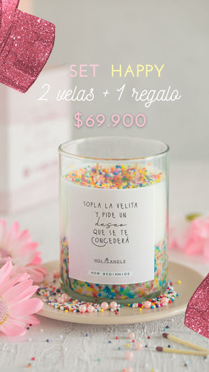 SET HAPPY  X2 VELAS