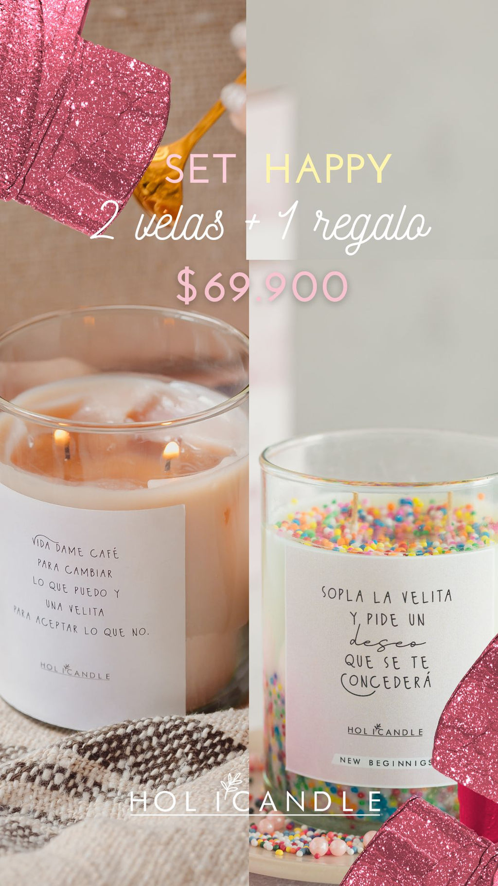 SET HAPPY  X2 VELAS