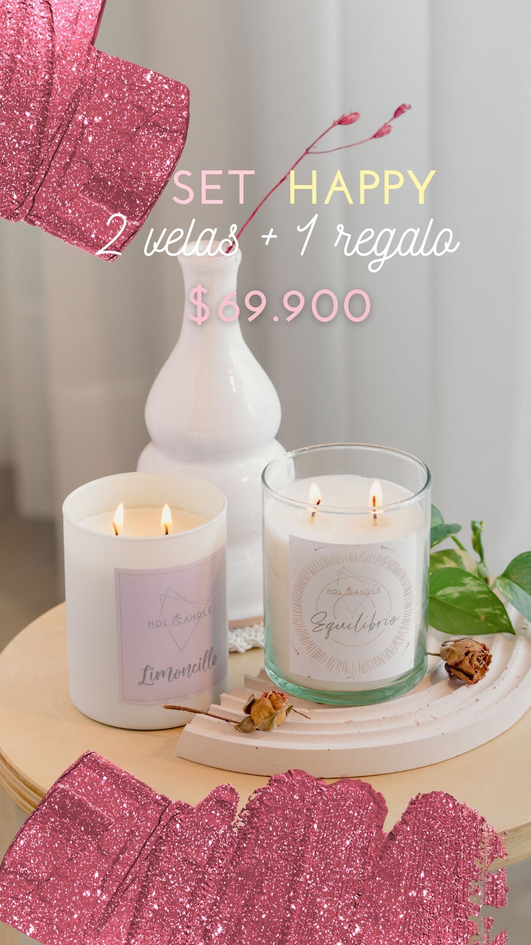 SET HAPPY  X2 VELAS