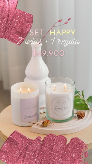 SET HAPPY  X2 VELAS