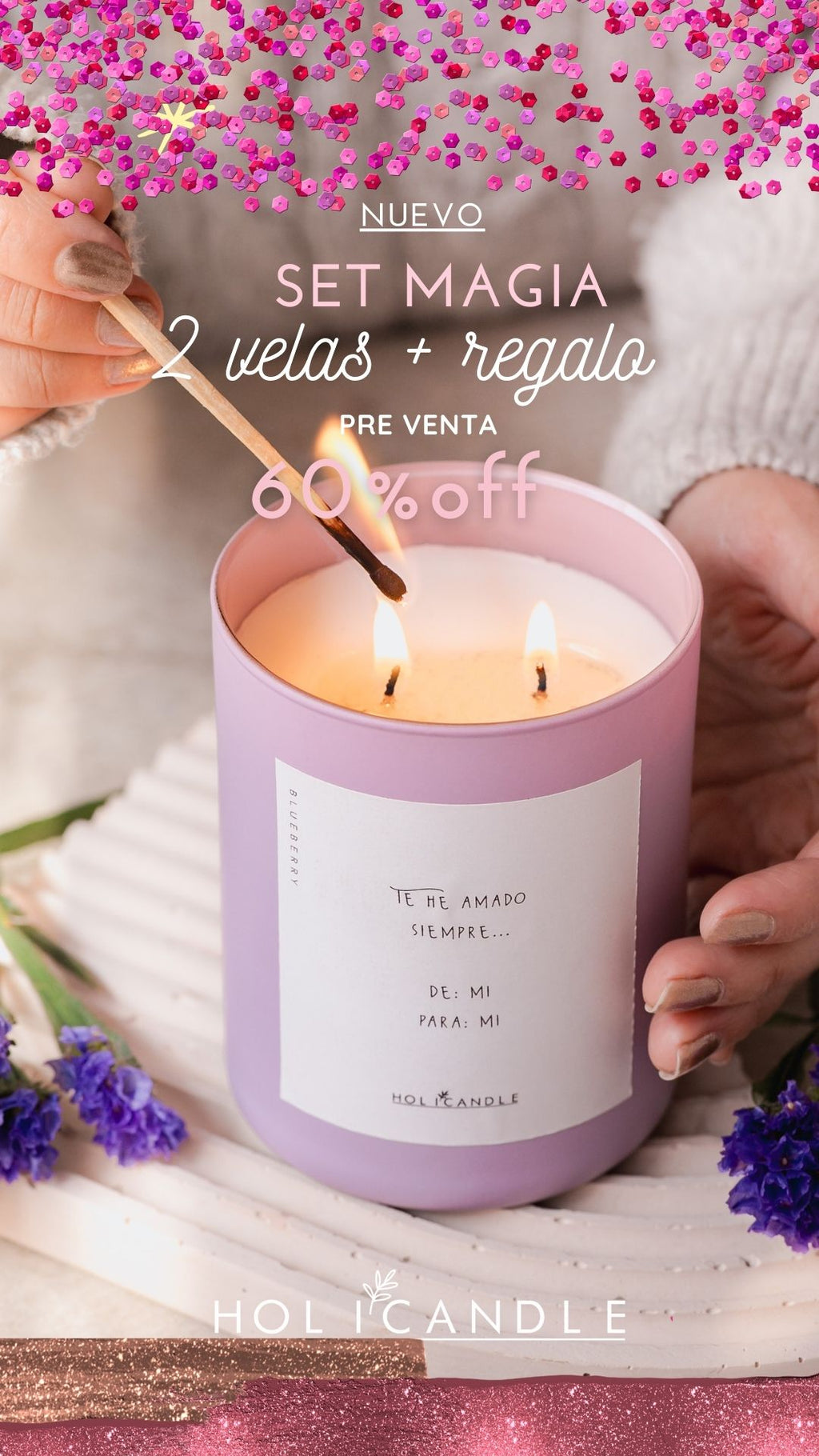 SET MAGIA 2025  X 2 VELAS