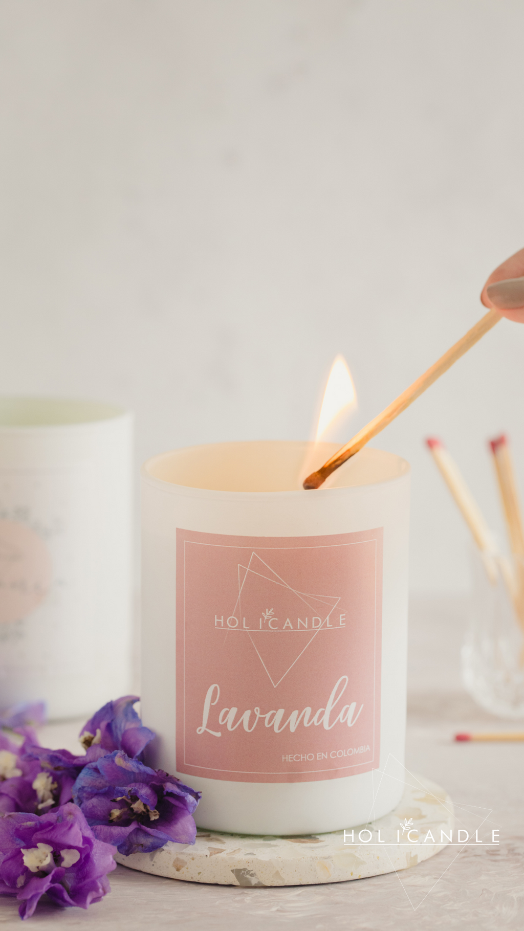 Vela Aromática Lavanda